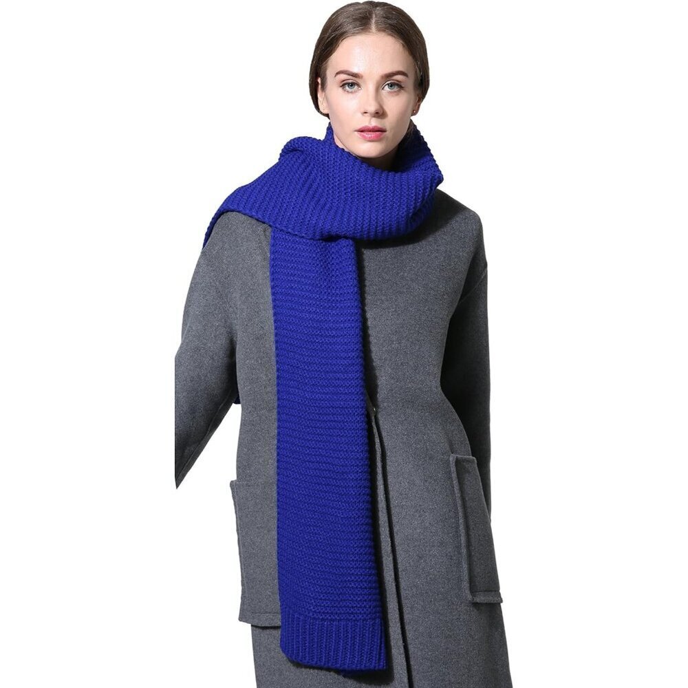 Women Men Winter Cable Knit Wrap Chunky Warm Scarf Cozy Gift